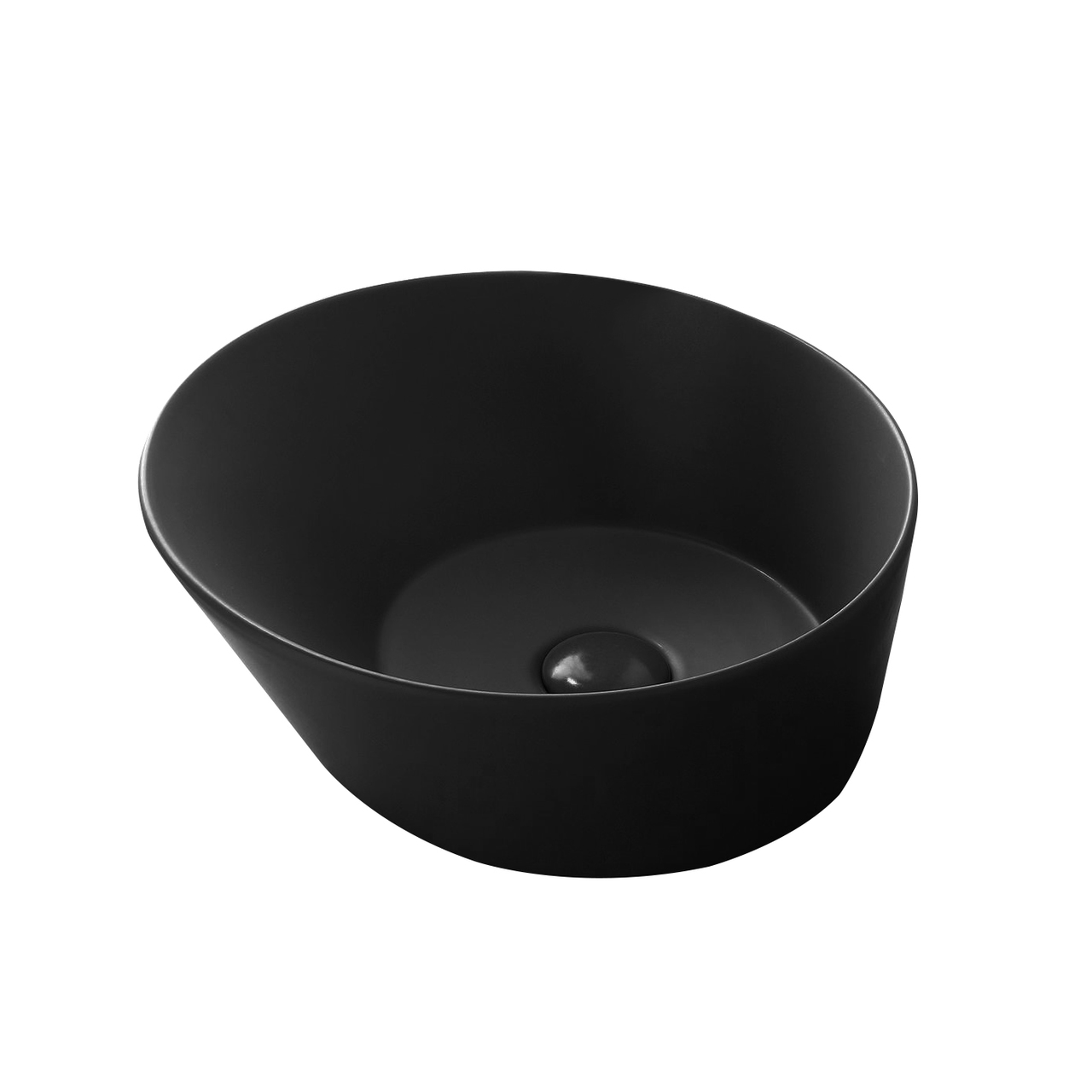 Умивальник WA 01 Wave (WA01 NM) Blak matt, SIMAS - Зображення