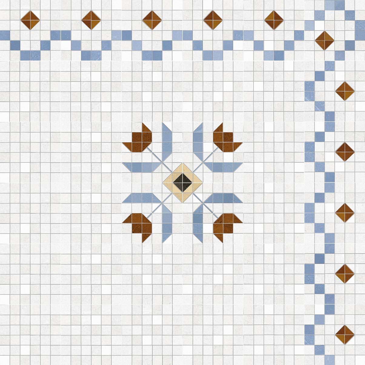 Плитка керамогранітна Seine Sedar-R Azul RECT 200x200x8 Vives - Зображення 1836443-4cdd2.jpg