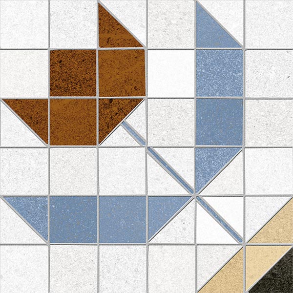 Плитка керамогранітна Seine Sedar-R Azul RECT 200x200x8 Vives - Зображення