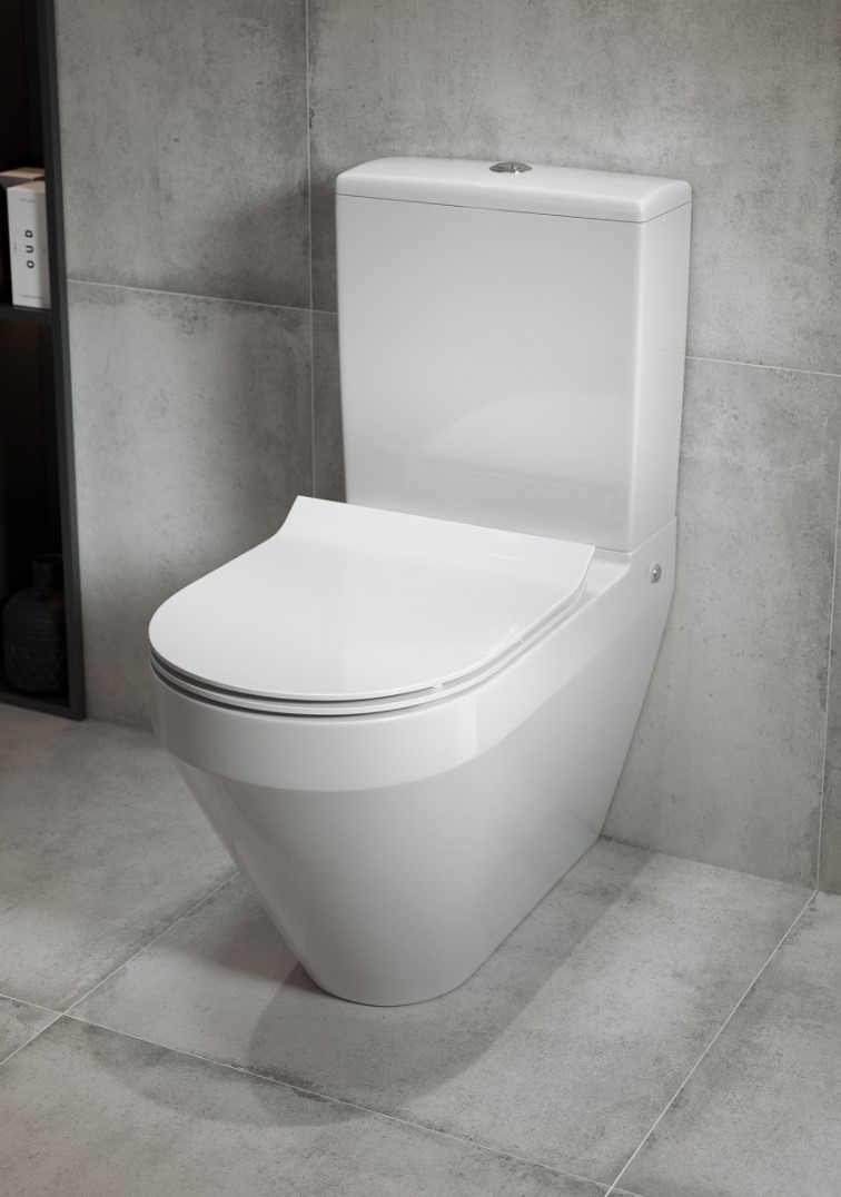 Унітаз підлоговий Crea Oval CleanOn з кришкою Slim дюропласт soft close (CCCZ1005956213) Cersanit - Зображення 1837028-74f15.jpg