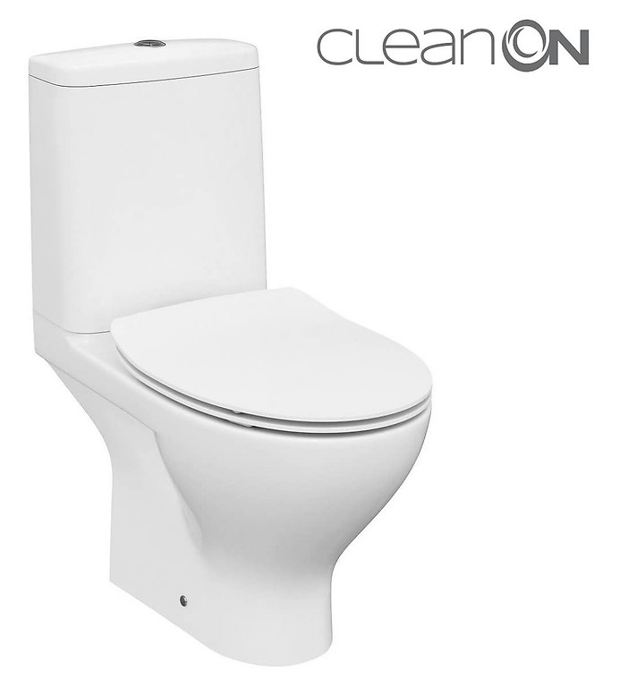 Компакт 667 Moduo Clean On 011 з кришкою дюропласт Slim soft-close Cersanit - Зображення