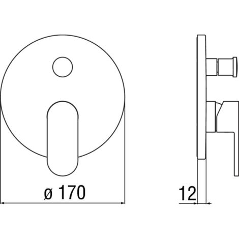 Змішувач для душу Up Velvet Black (UP94100-EBM), Nobili - Зображення 1838747-ec13c.jpg