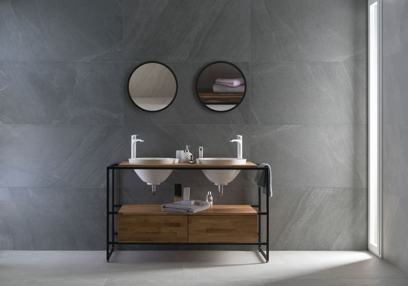 Плитка керамогранитная Stonehenge Темно-серый RECT NAT 597x597x8,5 Nowa Gala - Зображення 1843031-ccccf.jpg