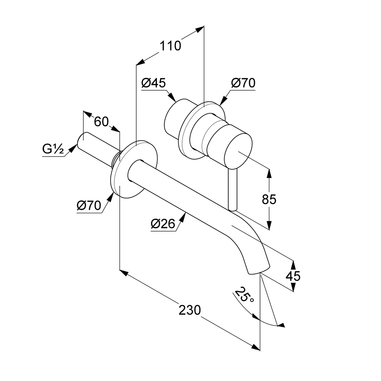 Змішувач для умивальника Bozz (382453976) чорний, Kludi - Зображення 1843036-53cec.jpg