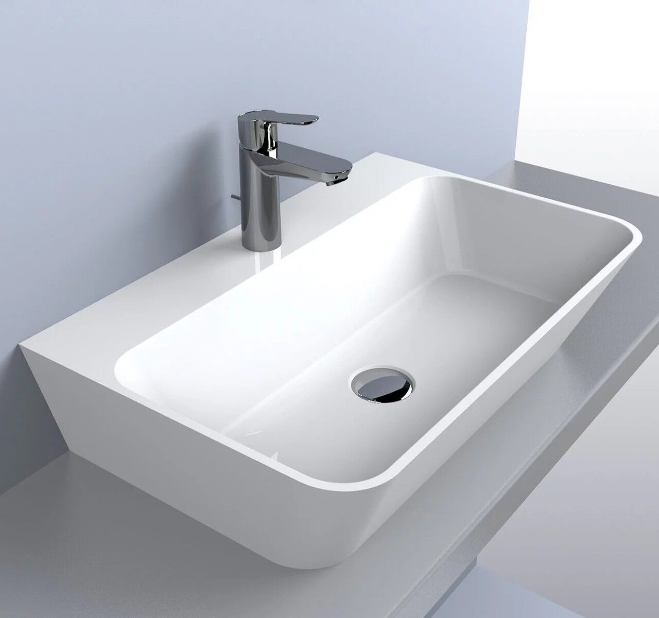 Умивальник Lewi білий Fancy Marble - Зображення 1843426-395d0.jpg