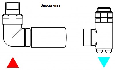 Набір вентилів трьохосьовий термостатичний лівий чорний мат Integra All in One Terma - Зображення 1843617-d072c.jpg