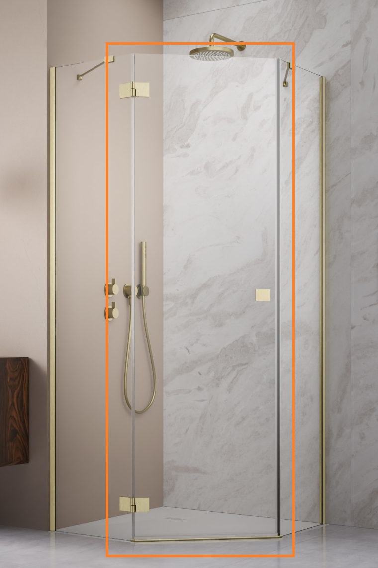 Душові двері Essenza Brushed Gold PTJ 620 L RADAWAY - Зображення 184380729-3c74f.jpg
