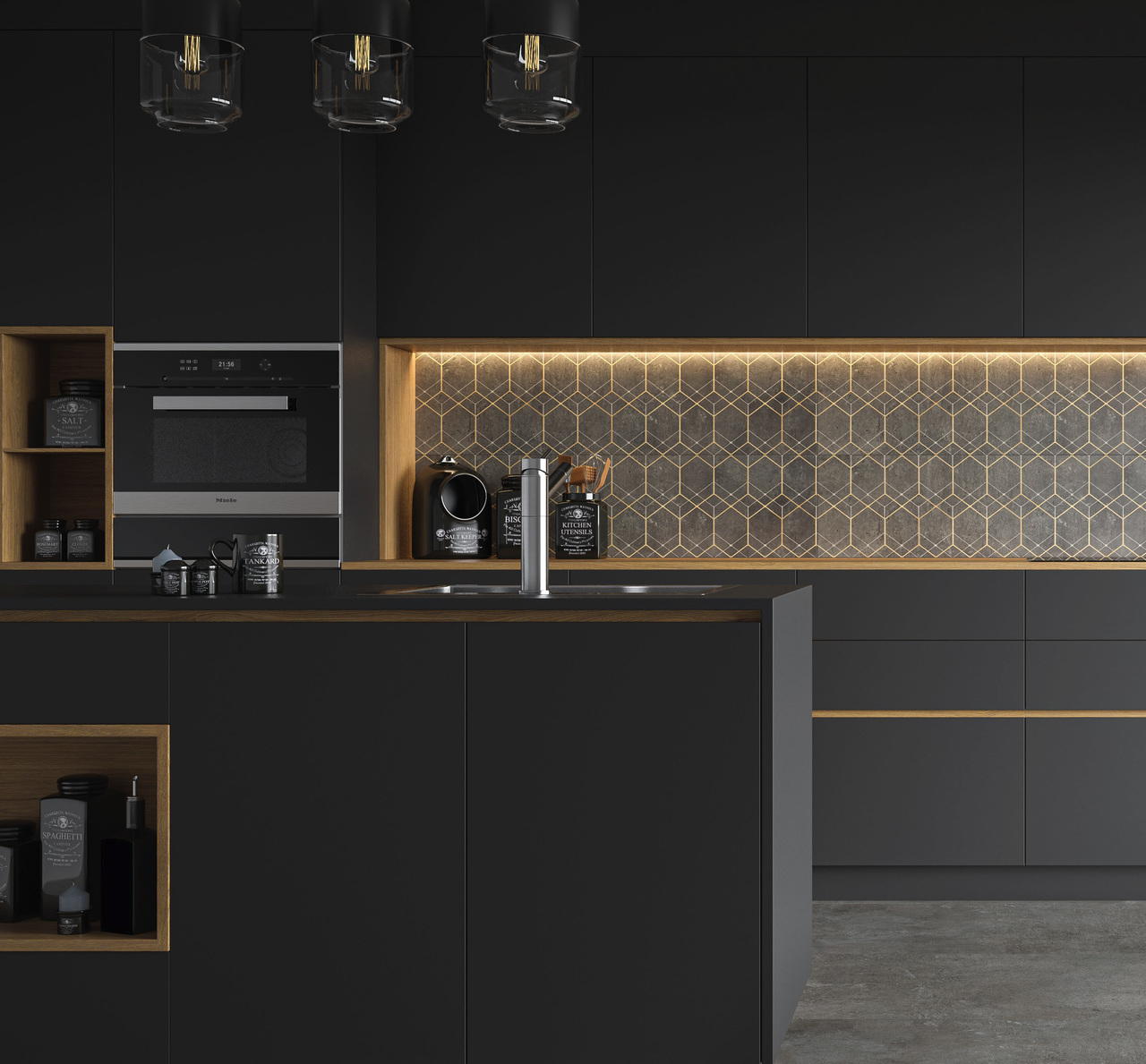 Плитка керамогранітна Softcement Graphite RECT 1197x2797x6 Cerrad - Зображення 1845929-01d1b.jpg