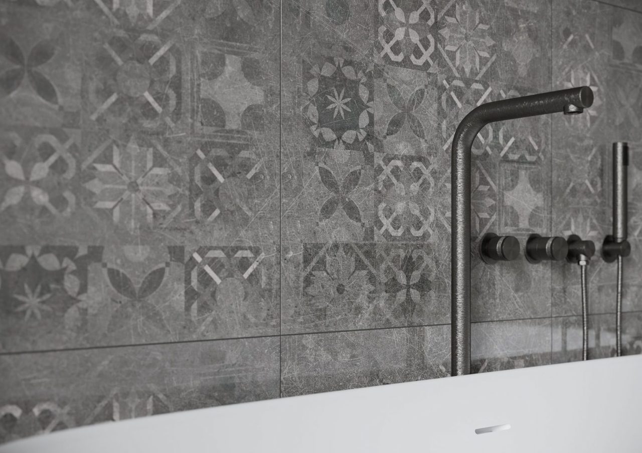 Плитка керамогранітна Softcement Graphite Decor Patchwork RECT 597x597x8 Cerrad - Зображення 1845944-686ed.jpg