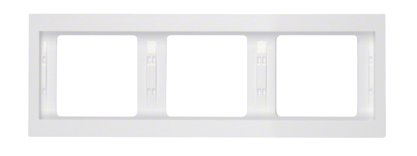 Рамка 3-місна Berker K1 Полярно-Білий горизонтальна 13737009 Hager - Зображення 184596248-7df2b.png