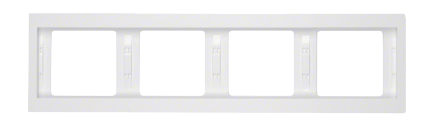 Рамка 4-місна Berker K1 Полярно-Білий горизонтальна 13837009 Hager - Зображення 184596249-f0274.png