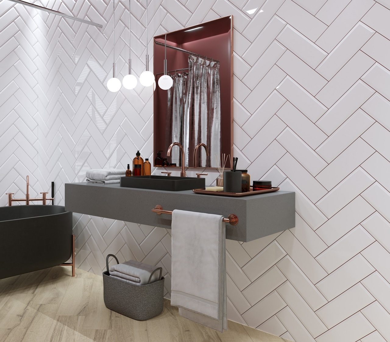 Плитка стінова The Wall чорний 100x300x7 Golden Tile - Зображення 1847729-426ab.jpg