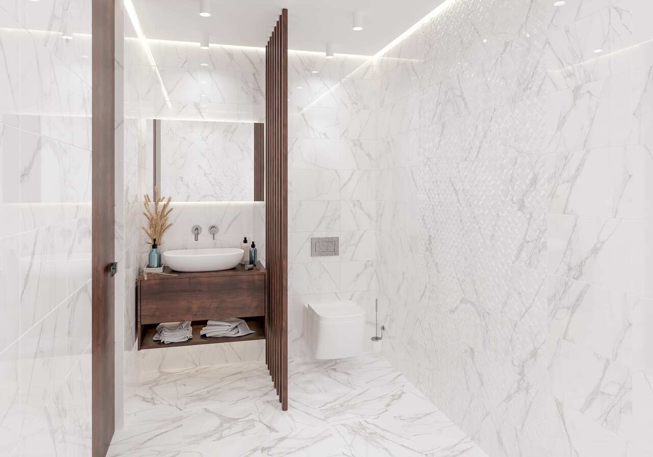 Плитка керамогранитная 860800 Elba Білий MAT 400x400x7 Golden Tile - Зображення 184955372-85475.jpg