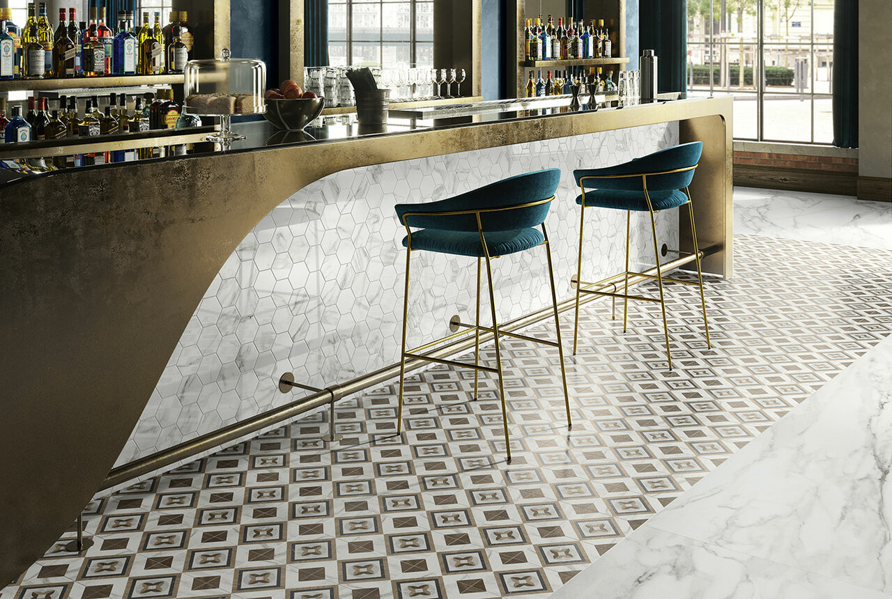 Плитка керамогранітна CSAIGL0220 Intarsi Glam 02 200x200x10 Sant'agostino - Зображення 1850845-18aa1.jpg