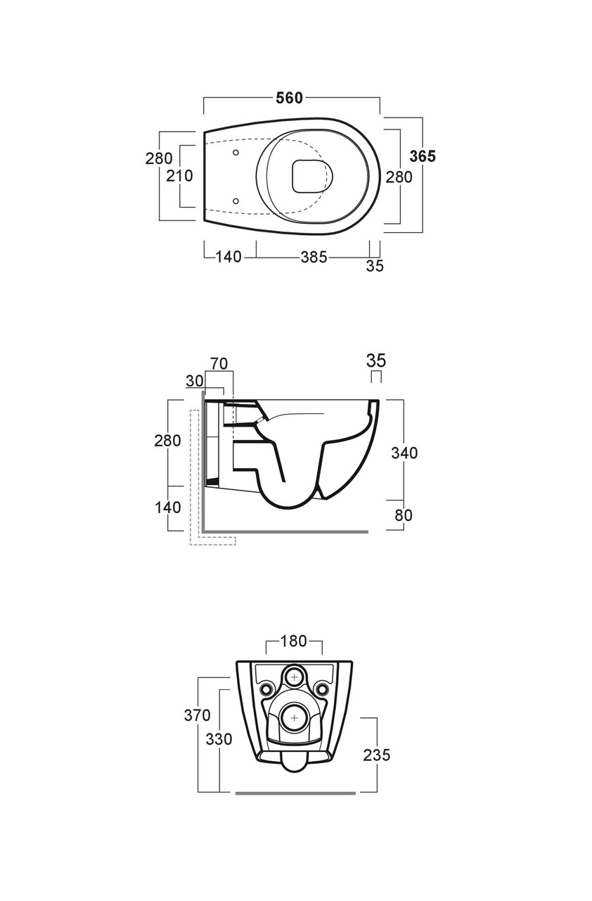 Унітаз підвісний Vignoni Rimless VI 18 F85 (VI18WM-F85) White matt, SIMAS - Зображення 1851185-eadf3.jpg