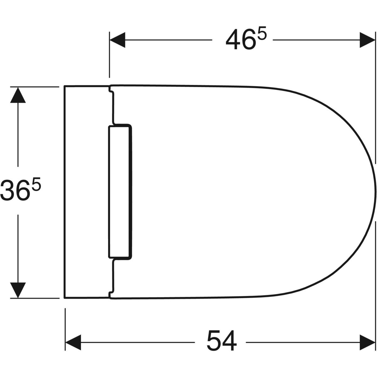 Унітаз підвісний з кришкою One TurboFlush 500.202.01.1 Geberit - Зображення 1851690-5e06a.jpg