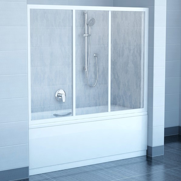 Двери для ванны трехэлементные AVDP3-120 Transparent, (40VG0102Z1) RAVAK - Зображення 1853255-e9688.jpg