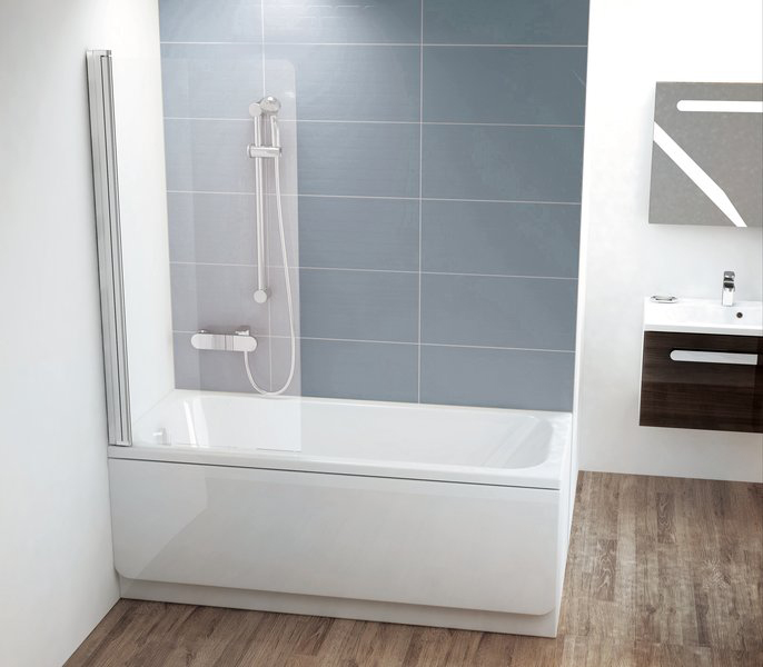 Шторка для ванни одноелементна CVS1-80 L Transparent, (7QL40100Z1) RAVAK - Зображення 1853289-c09b7.jpg