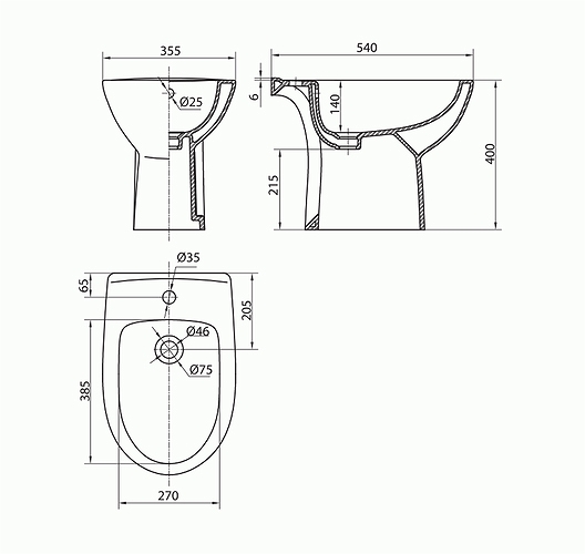 Біде підлогове Freja (L75000000), Kolo - Зображення 185467-ad22f.jpg