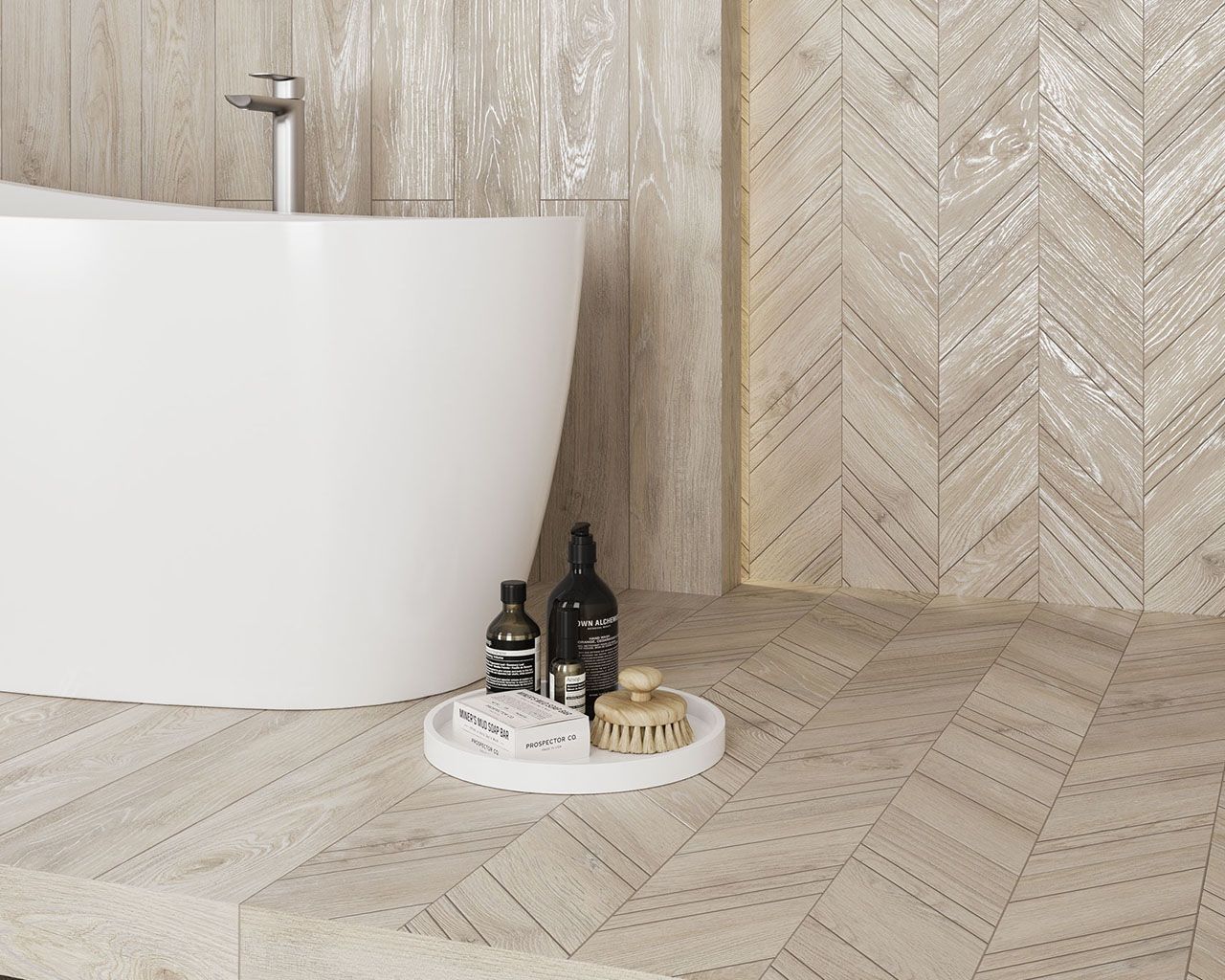 Декор Wildland Light Chevron лівий 148x888x10 Paradyz - Зображення 1854921-fe9ab.jpg