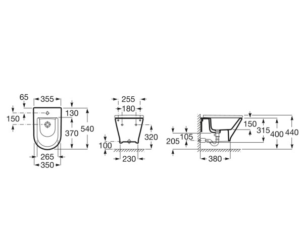 Біде підвісне Gap Round A3570N6000 Roca - Зображення 1857286-63130.jpg