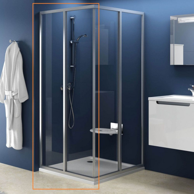 Душевая кабина (половина) прямоугольная SUPERNOVA SRV2-90 S Grape, (14V70UO2ZG) RAVAK - Зображення 1857788-c81e7.jpg