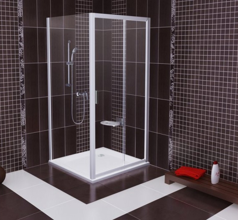 Душова стінка нерухома одноелементна BLPS-80 Grape, (9BH40100ZG) RAVAK - Зображення