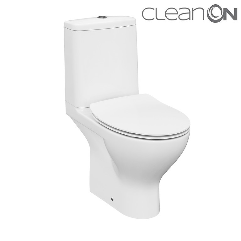 Компакт 675 Moduo Clean On 43 011 з кришкою дюропласт Slim soft-close Cersanit - Зображення