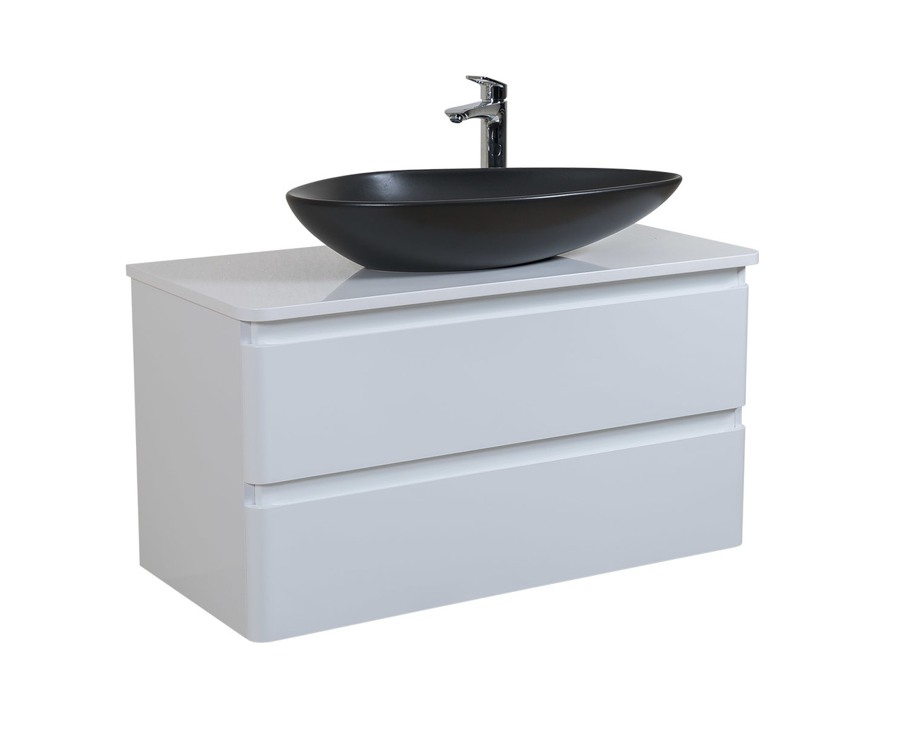 Шкафчик под умывальник со столешницей подвесной Акцент 80, Аква Родос - Зображення 1858705-48ba2.jpg