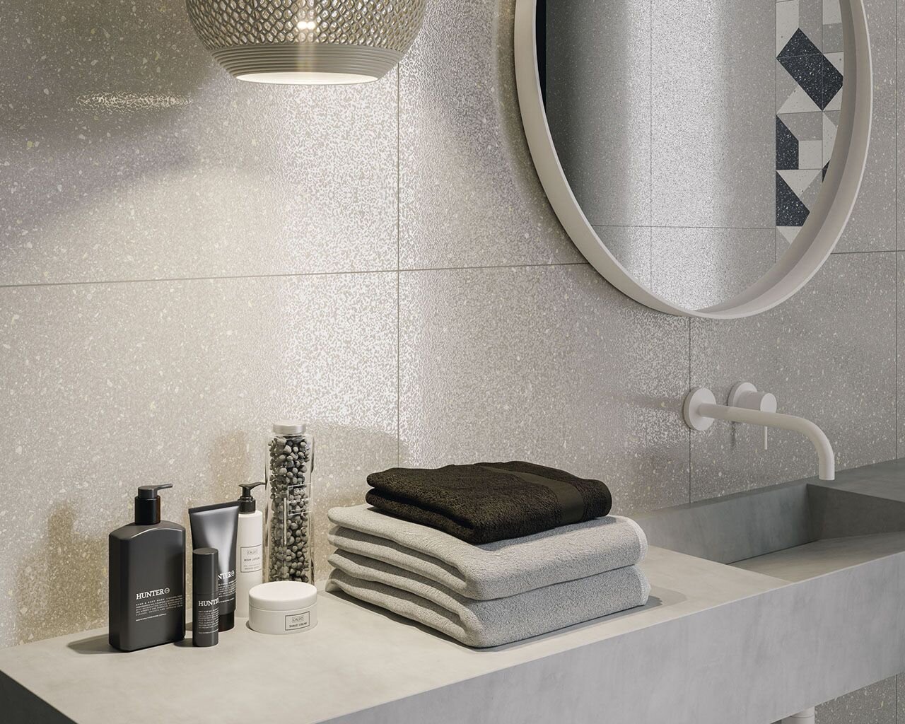 Плитка керамогранітна Macroside Bianco RECT LAP 598x598x9 Paradyz - Зображення 1859663-0460f.jpg