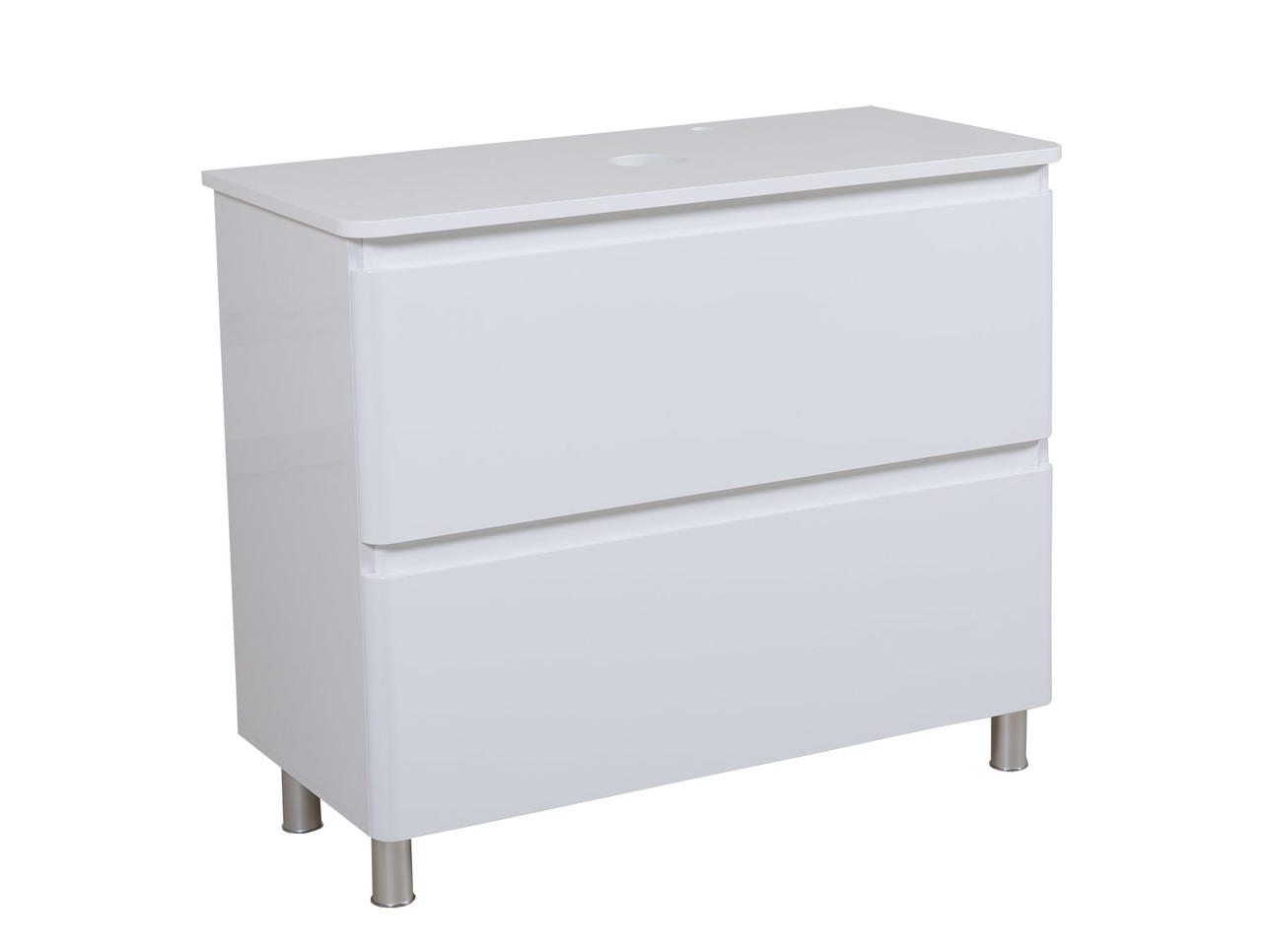 Шафка під умивальник зі стільницею Акцент 80, Аква Родос - Зображення