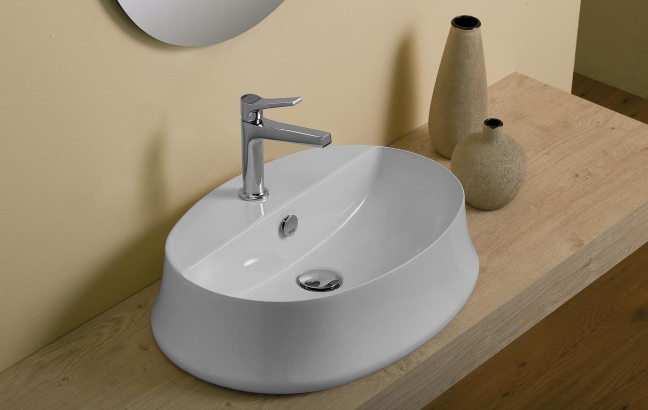 Умивальник SH 05 Sharp (SH05) Glossy white SIMAS - Зображення 186091-4b30f.jpg