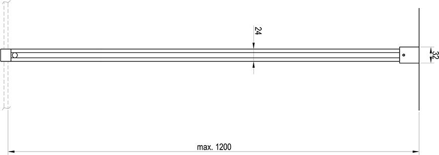 Набір тримачів душової кабіни W SET-Uni Free-Wall black, RAVAK - Зображення 1861490-8f5b8.jpg
