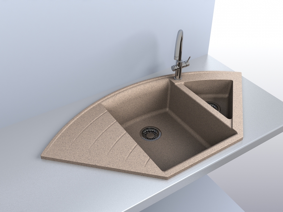 Кухонна мийка EUROPE Sand, MIRAGGIO - Зображення 1863424-a550a.jpg
