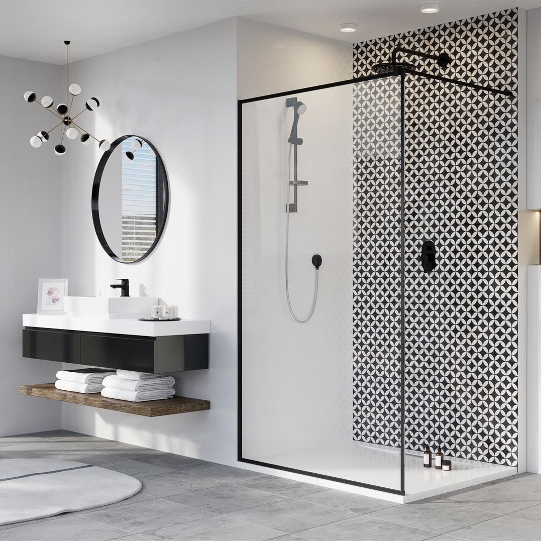 Душова стінка Modo X Black II 80 Frame RADAWAY - Зображення 1863703-e68ca.jpg