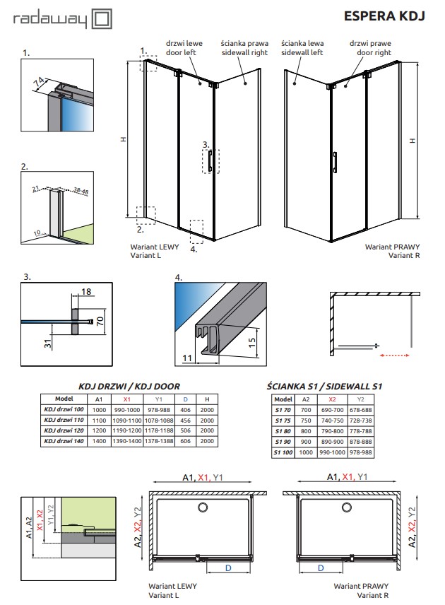 Душова стінка Espera KDJ 550 права, RADAWAY - Зображення 1863924-46377.jpg