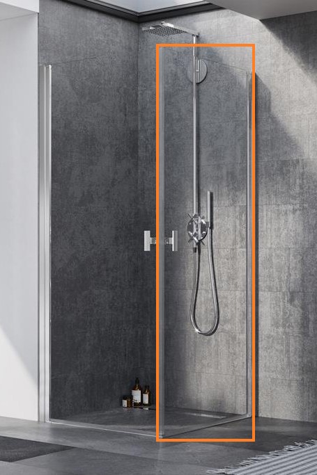 Душова кабіна (половина) Nes KDD I 80 права RADAWAY - Зображення