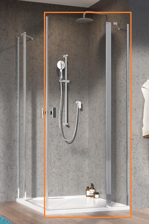 Душова кабіна (половина) Nes KDD II 80 права RADAWAY - Зображення