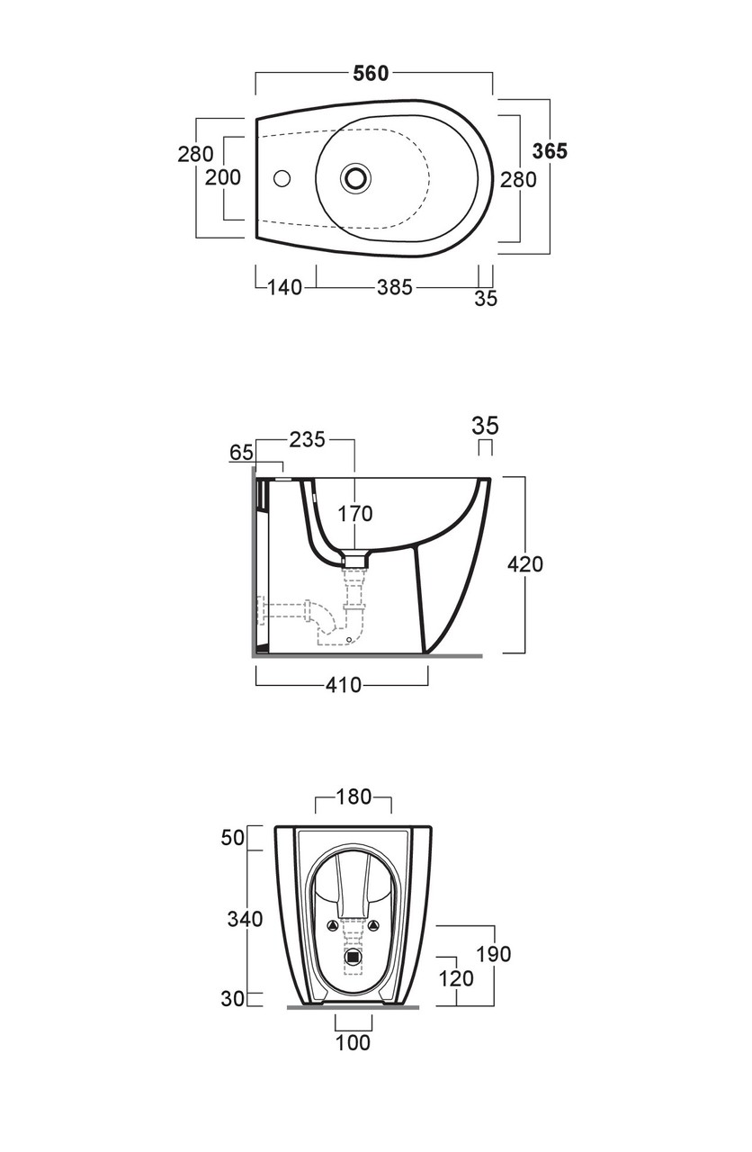 Біде підлогове Vignoni VI 04 (VI04), SIMAS - Зображення 186521-33f5b.jpg