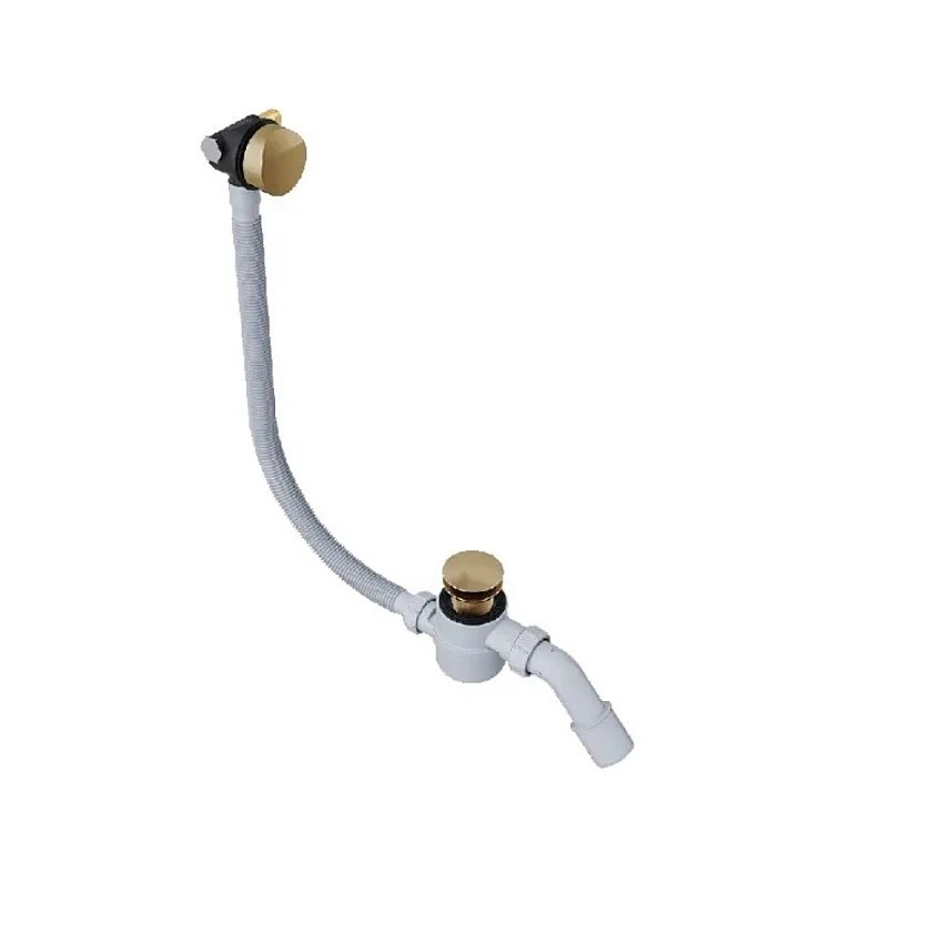 Сифон для ванни Hover ARIN.3410GB золото шліфоване Radaway - Зображення