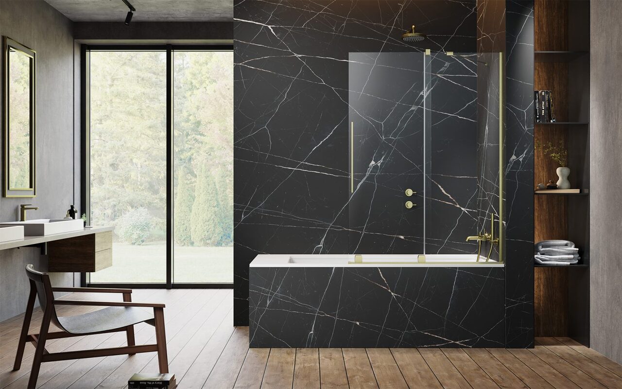 Шторка для ванни Furo Brushed Gold PND II 1000 L RADAWAY - Зображення 186580550-1b506.jpg