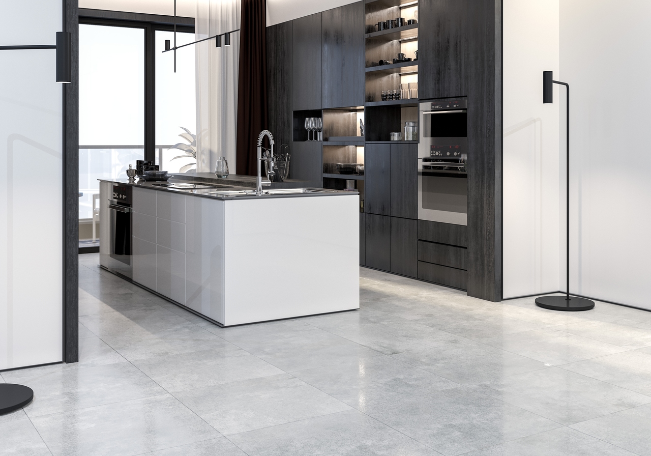 Плитка керамогранітна Lucido сірий LAP 600x600x10 Golden Tile - Зображення 1866592-871f9.jpg