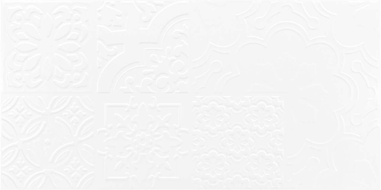 Плитка стінова Tutto Bianco Patchwork білий 300x600x9 Golden Tile - Зображення 1866652-38837.jpg