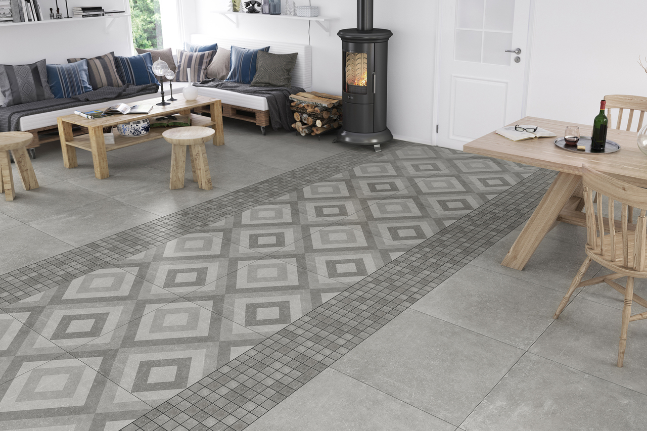 Плитка керамогранитная Stonehenge светло-серый RECT 600x600x10 Golden Tile - Зображення 1866662-a67f9.jpg