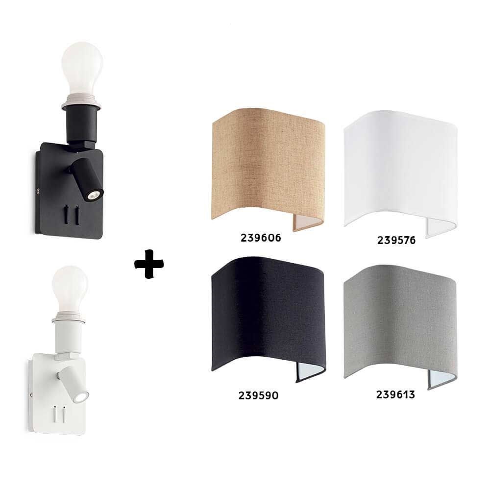 Абажур GEA PARALUME AP2 GRIGIO (239613), IDEAL LUX - Зображення 1866801-6f15d.jpg