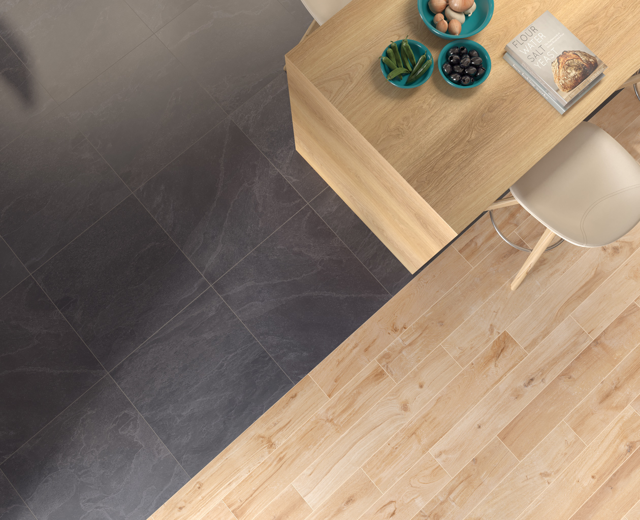 Плитка керамогранітна X60ST9R Slate Black 600×600×20 Zeus Ceramica - Зображення 1867144-62bb6.jpg