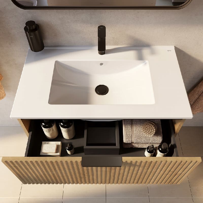 Шафка з умивальником Reef 800 Light Oak A857955464+A3272A4000 Roca - Зображення 186727739-2ada4.jpg