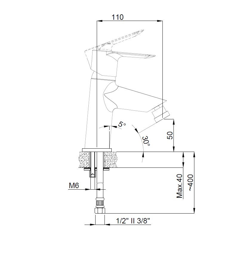 Змішувач для біде Lea (15926601) хром, Adell - Зображення 1867411-2f203.jpg