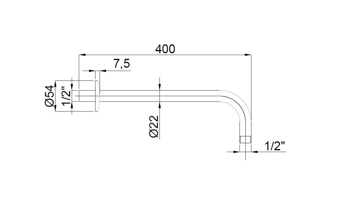 Душова система Lento Optimal (15490721) хром, Adell - Зображення 1867441-e9131.jpg