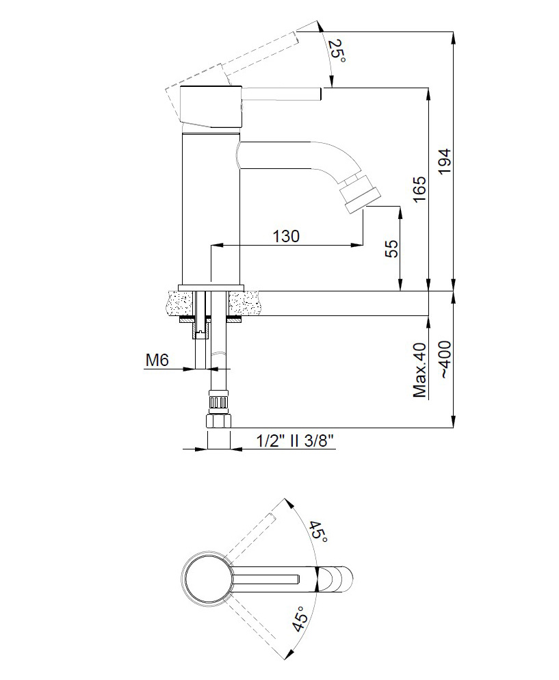 Змішувач для біде Rondo (15166601) хром, Adell - Зображення 1867491-29c63.jpg